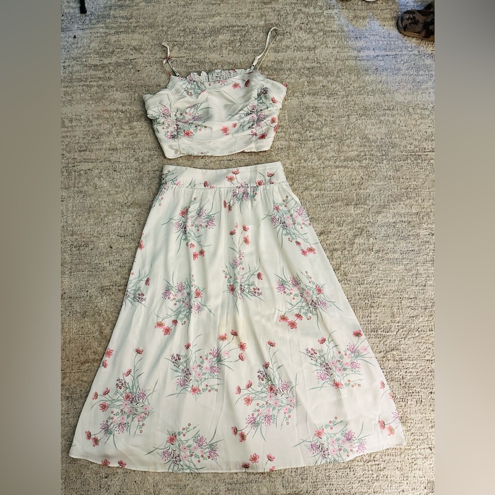 Two piece skirt and top